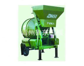 JZM450爬斗上料攪拌機